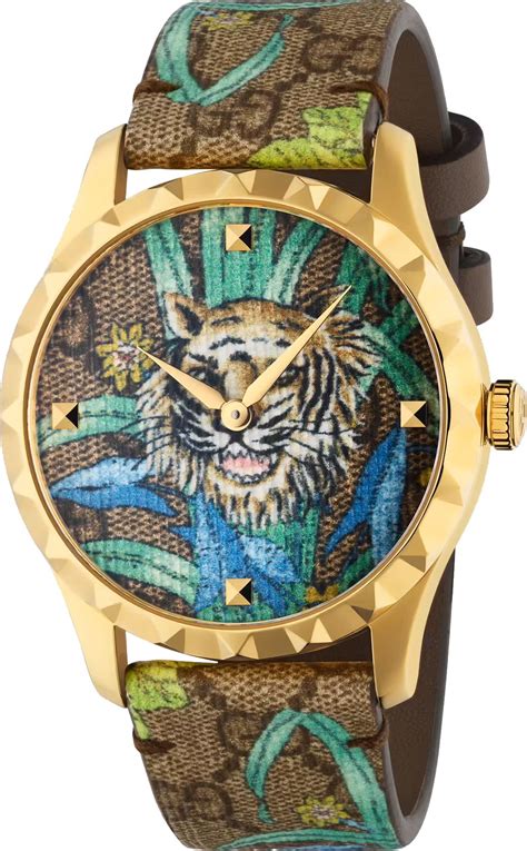 gucci tiger silicone watch|Gucci tiger collection.